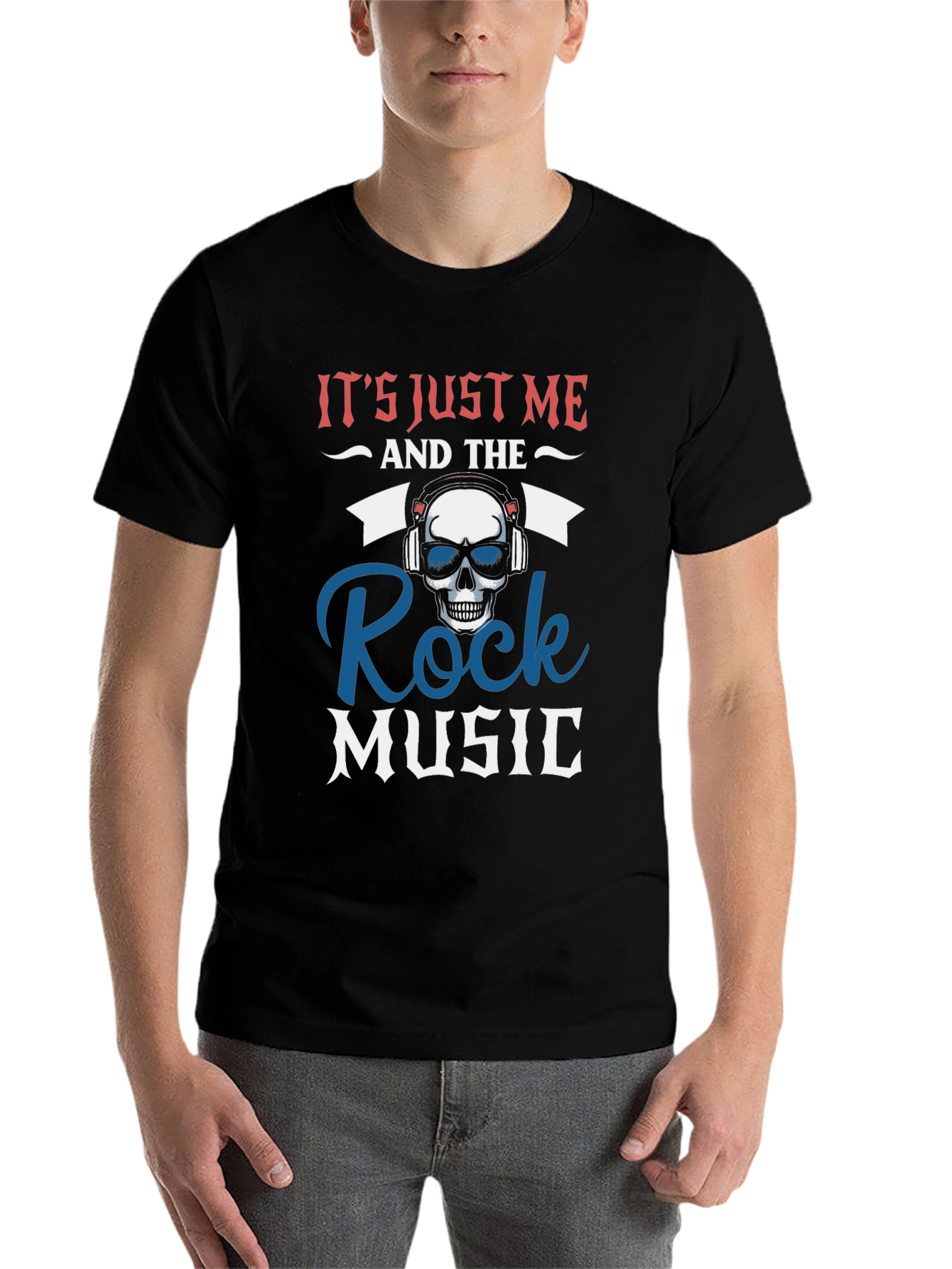 Black Rock Music Skull T-Shirt - 'It's Just Me' view 7