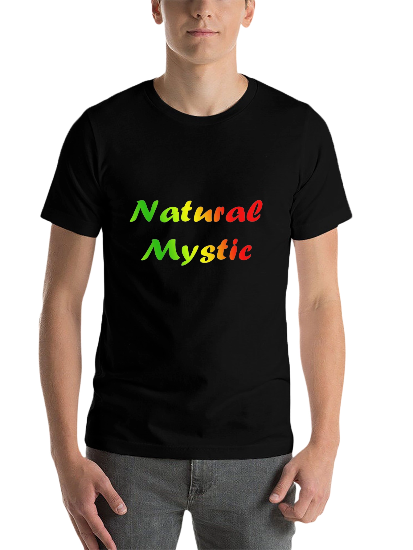 Black Natural Mystic Rasta T-Shirt - Reggae Style view 7