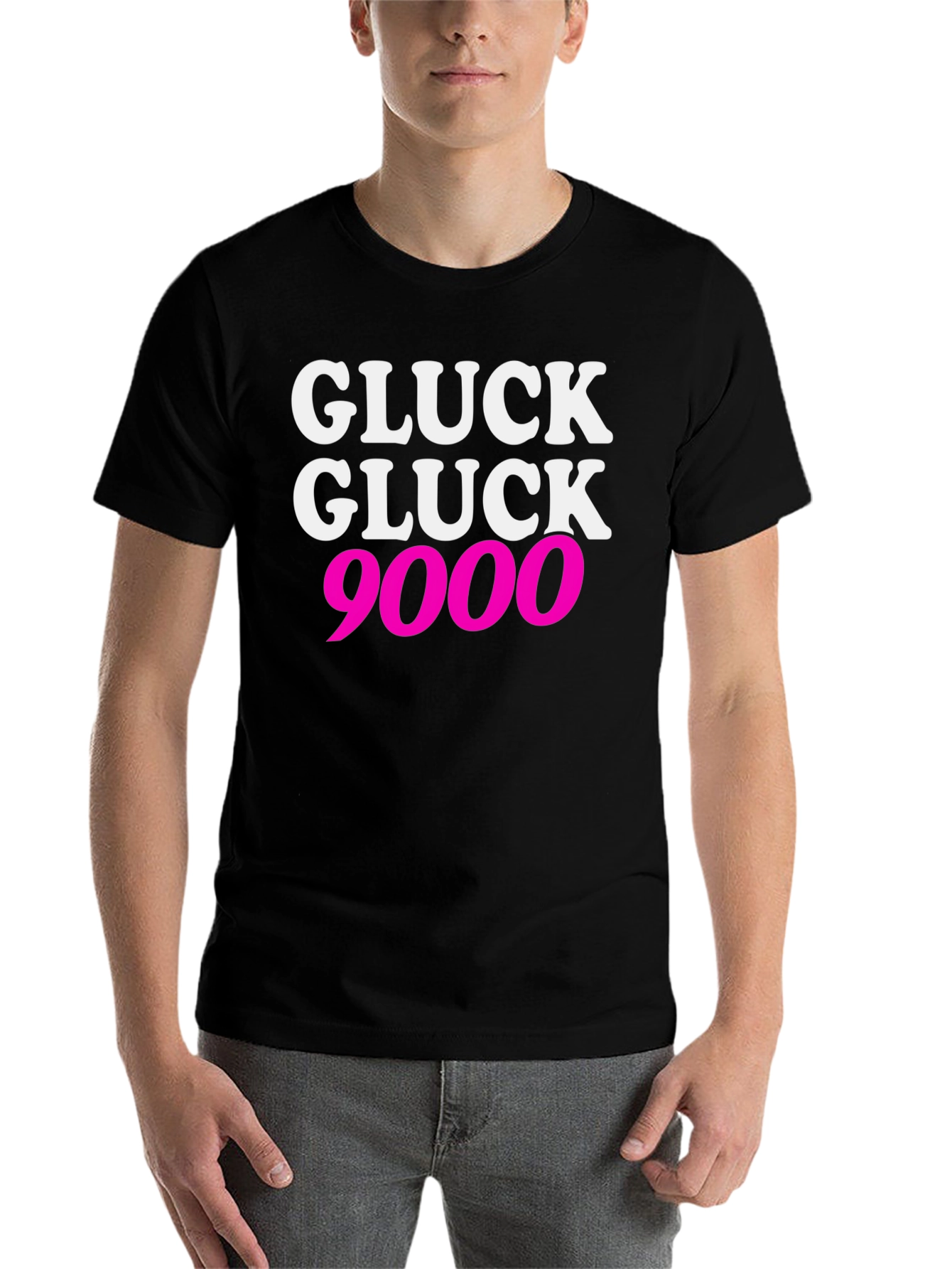 Black Gluck Gluck 9000 T-Shirt - Bold Graphic Tee view 7