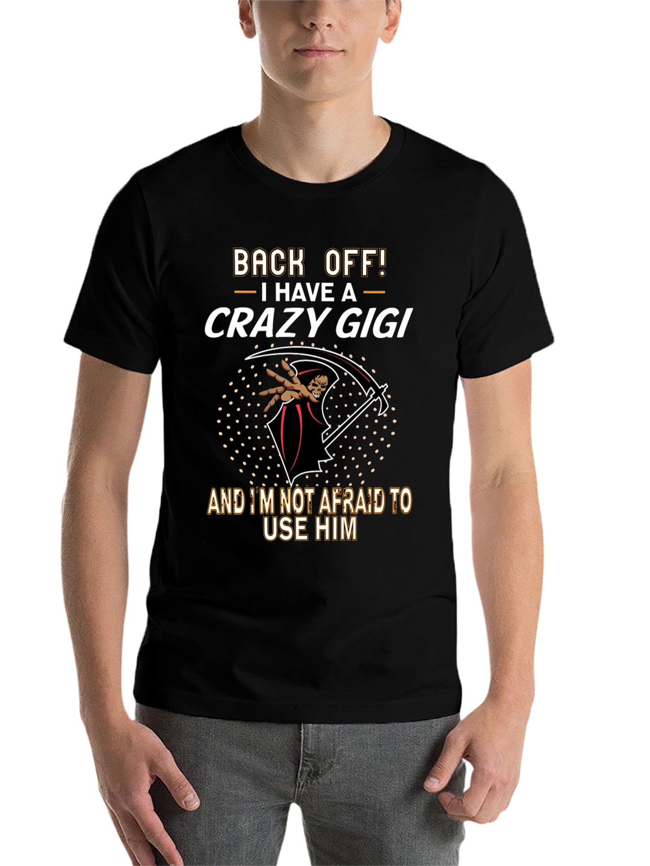 Black Crazy Gigi Graphic T-Shirt view 7