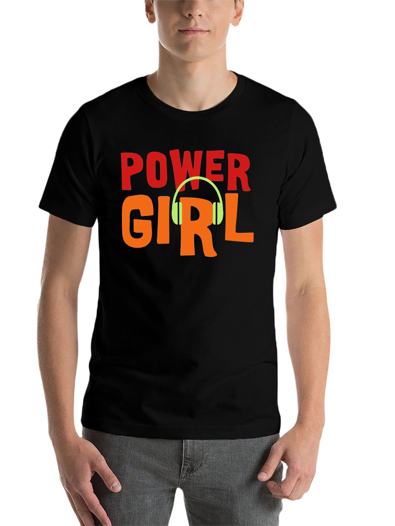 Black Power Girl Graphic T-Shirt - Stylish & Comfortable view 7