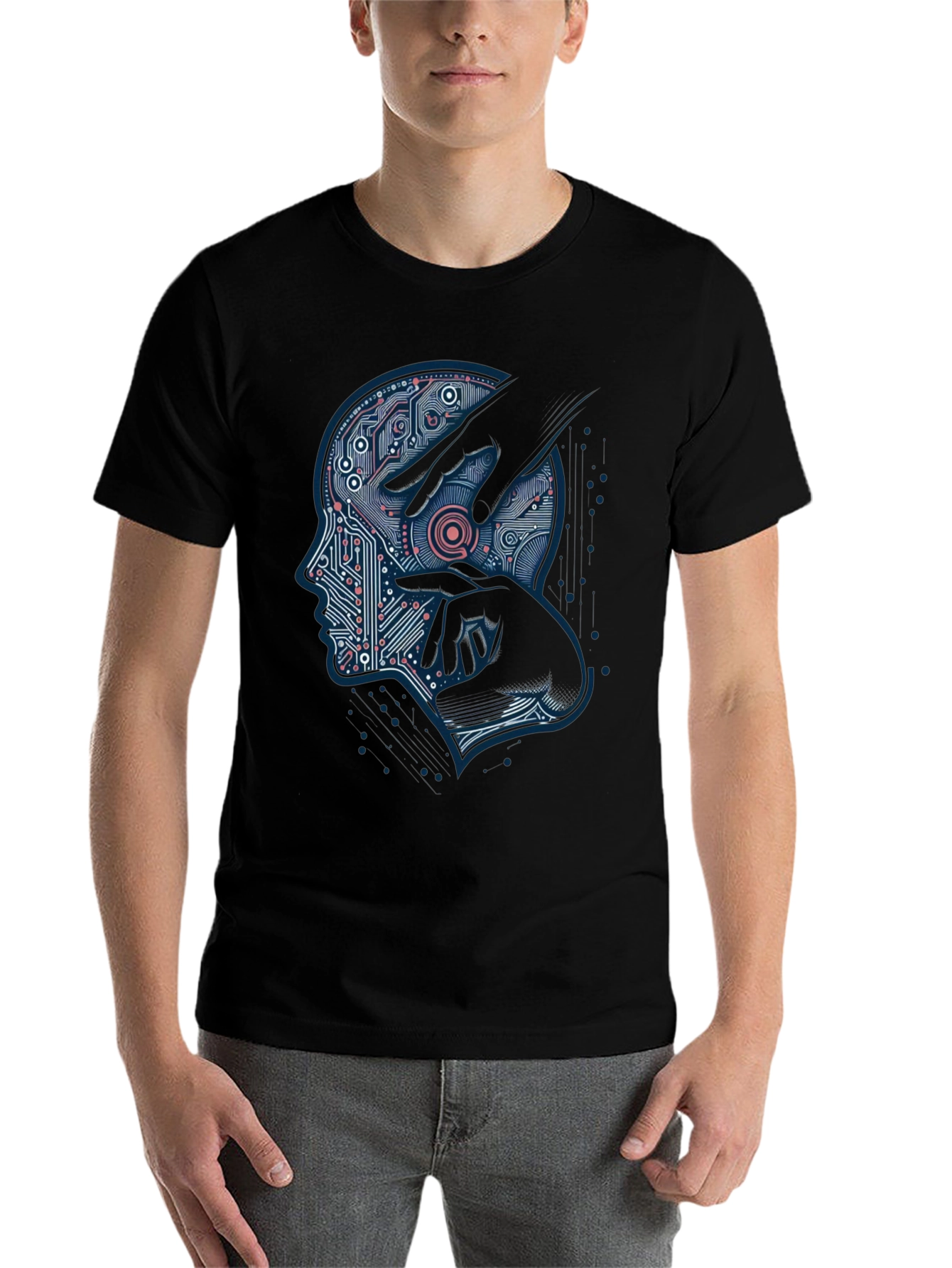 Black Tech Mind T-Shirt view 7