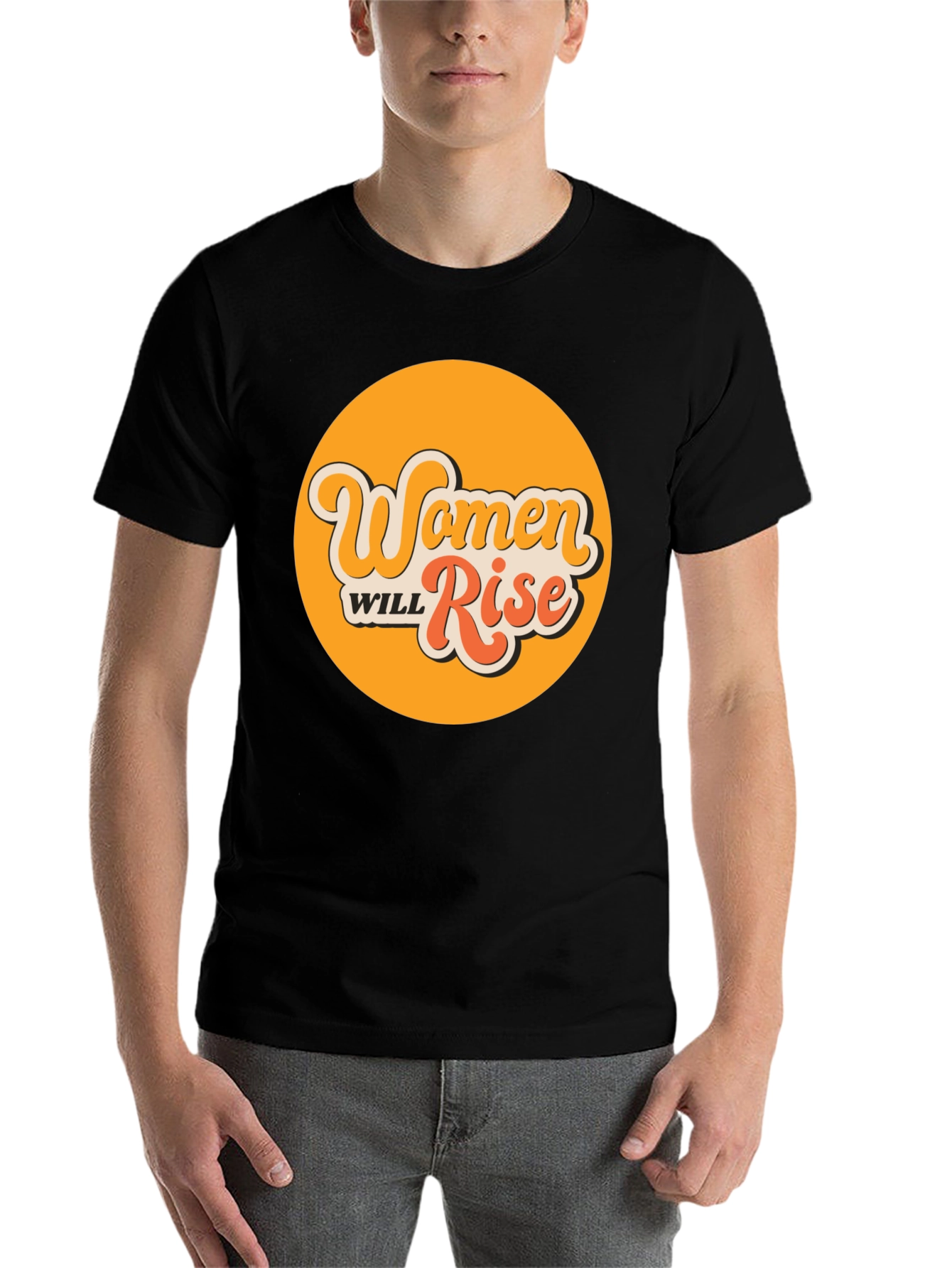 Black Women Will Rise Graphic Tee - Retro Style view 7
