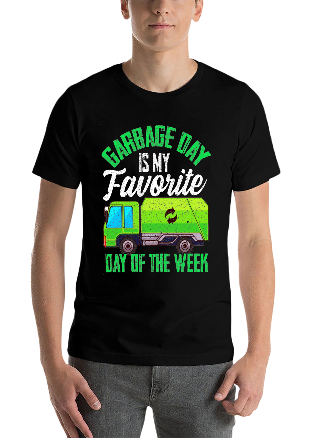 Black Garbage Day Is My Favorite T-Shirt view 7