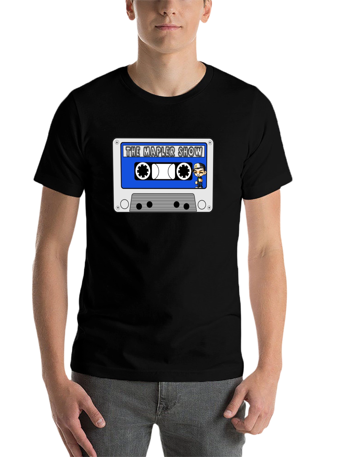 Black The Mapler Show Cassette Graphic Tee view 7