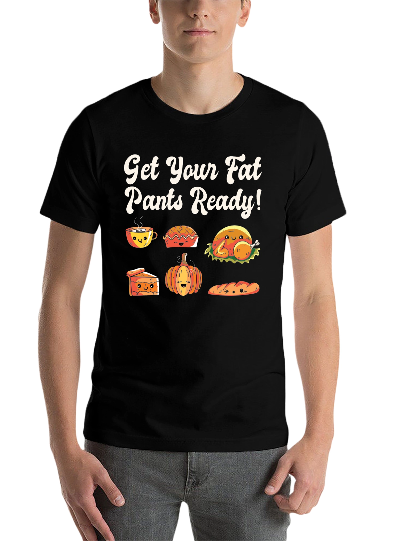 Get Your Fat Pants Ready T-Shirt Funny Thanksgiving Tee - 7