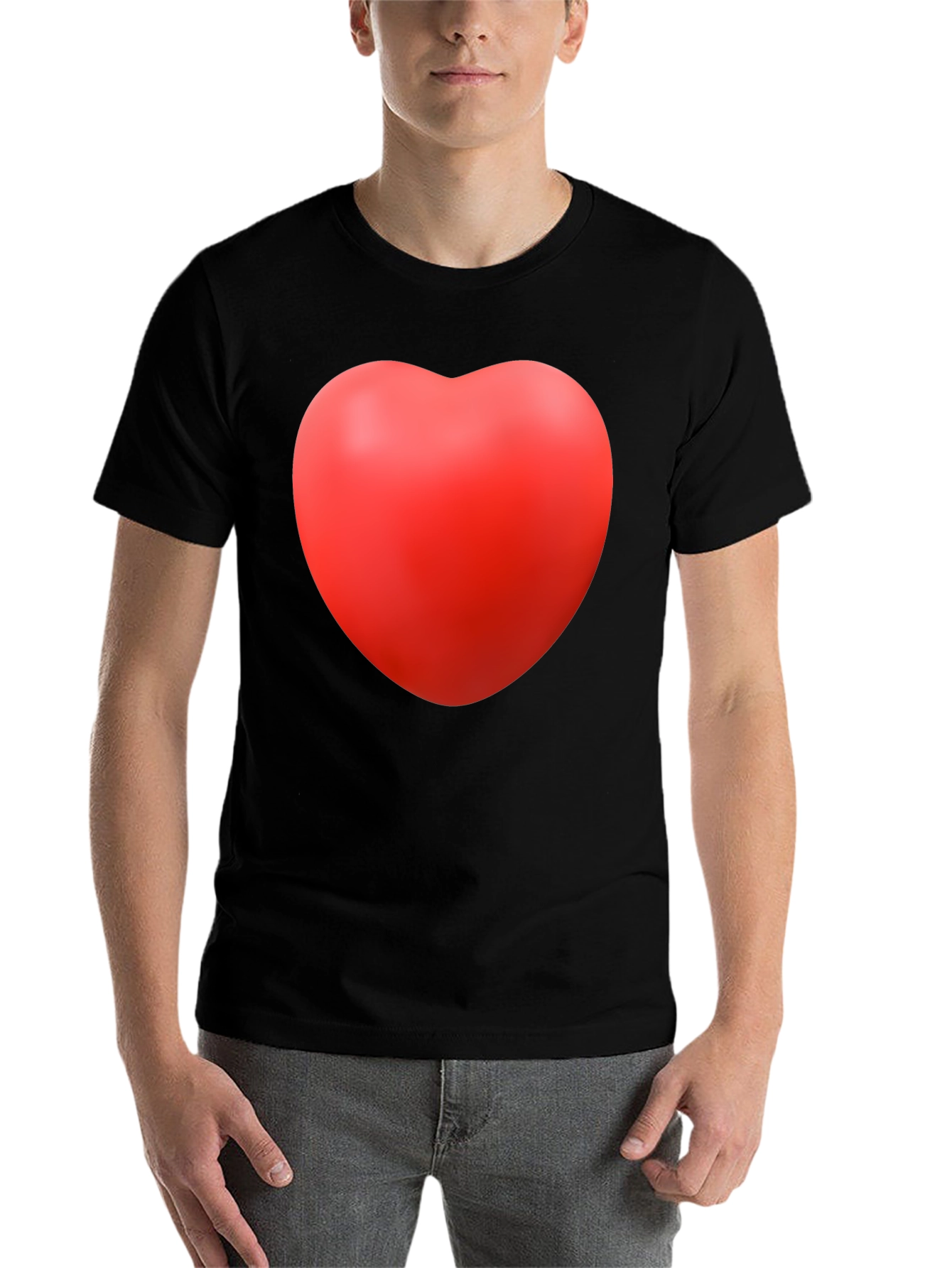 Black Heart Graphic Black Tee view 7
