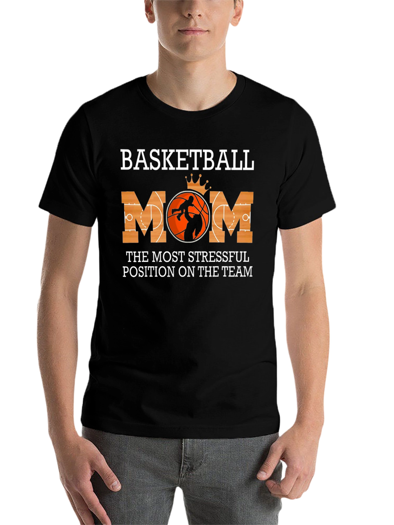 Basketball Mom Graphic T-Shirt - 7