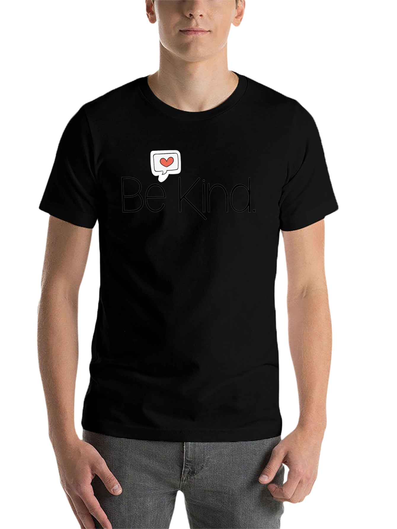 Black Be Kind Graphic T-Shirt view 7