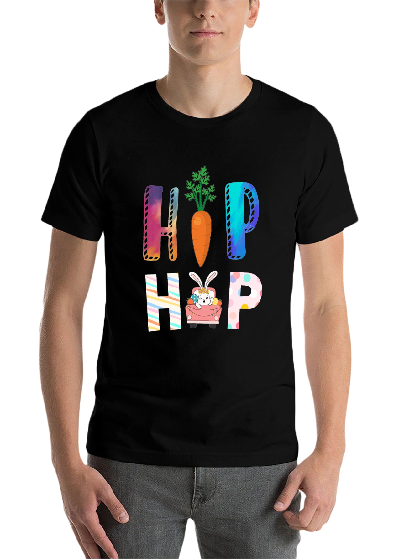 Black Easter Hop T-Shirt view 7