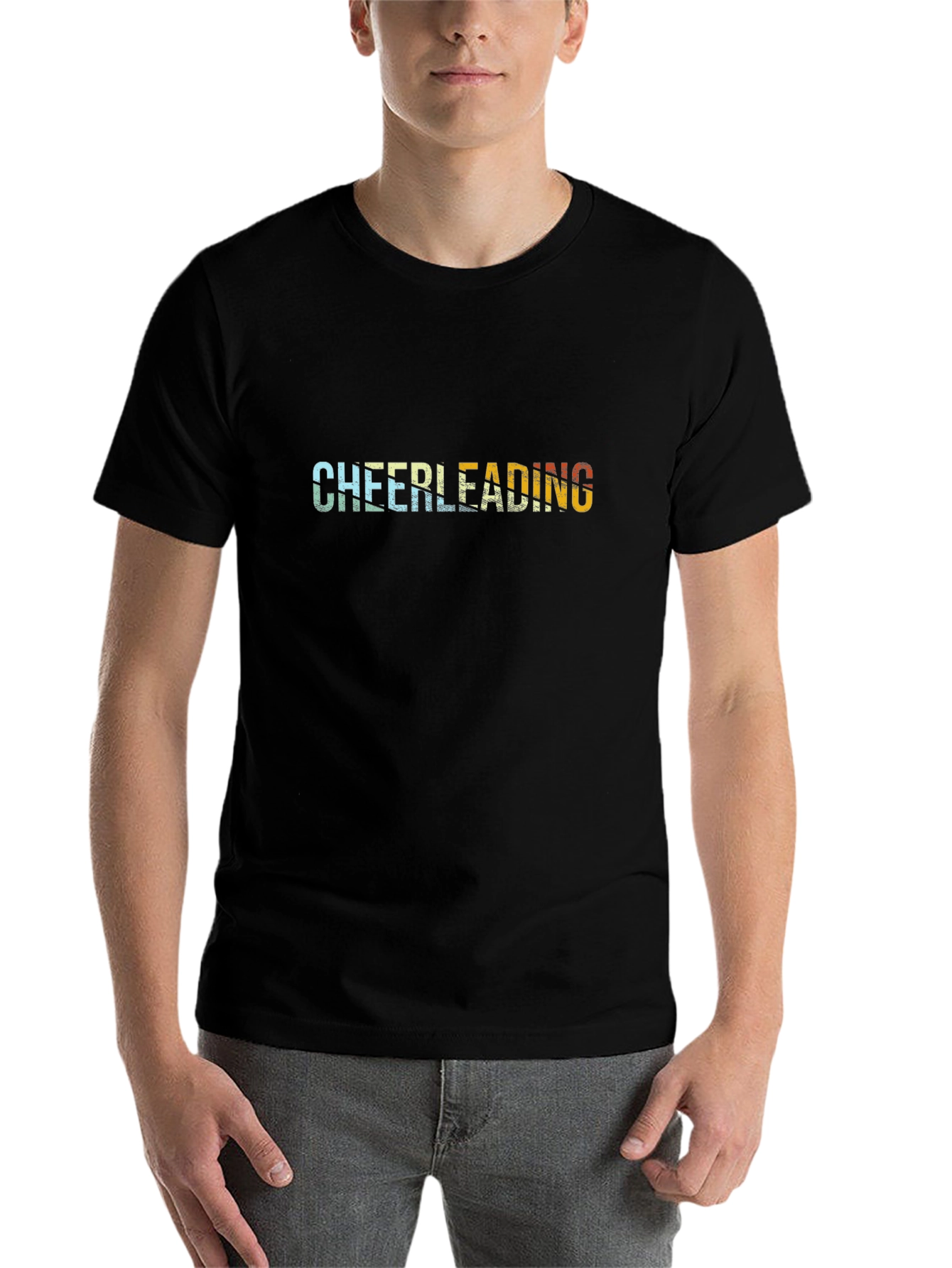 Black Cheerleading Retro T-Shirt  view 7