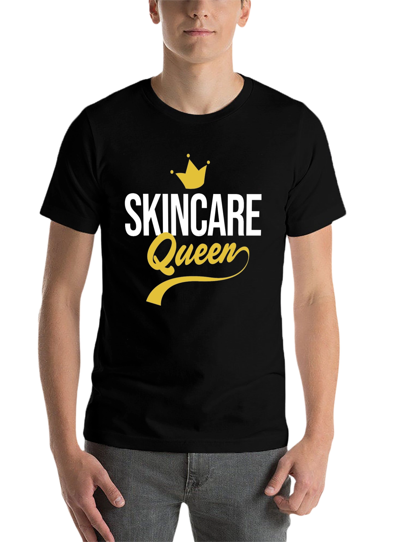 Black Skincare Queen Graphic T-Shirt - Stylish & Comfy view 7