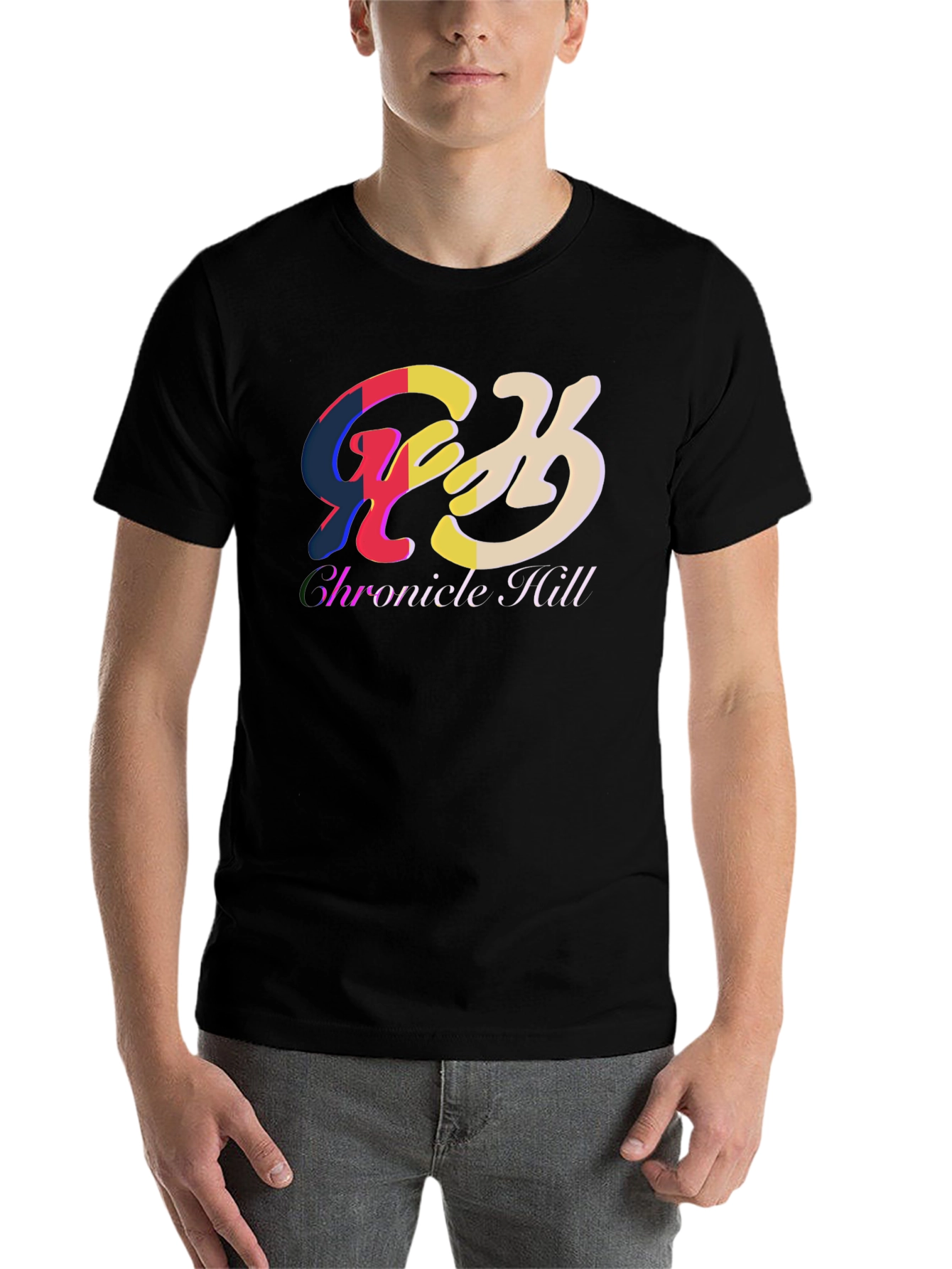 Black Chronicle Hill Black Graphic Tee view 7