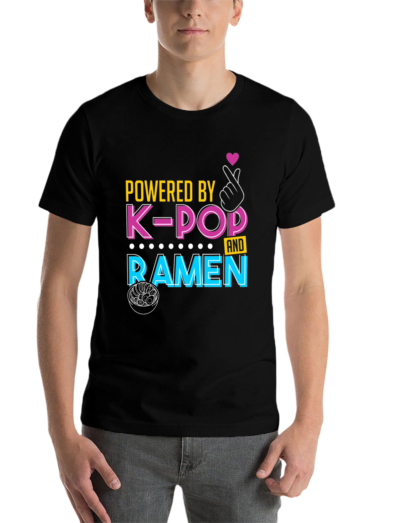 Powered By K-Pop and Ramen T-Shirt - 7