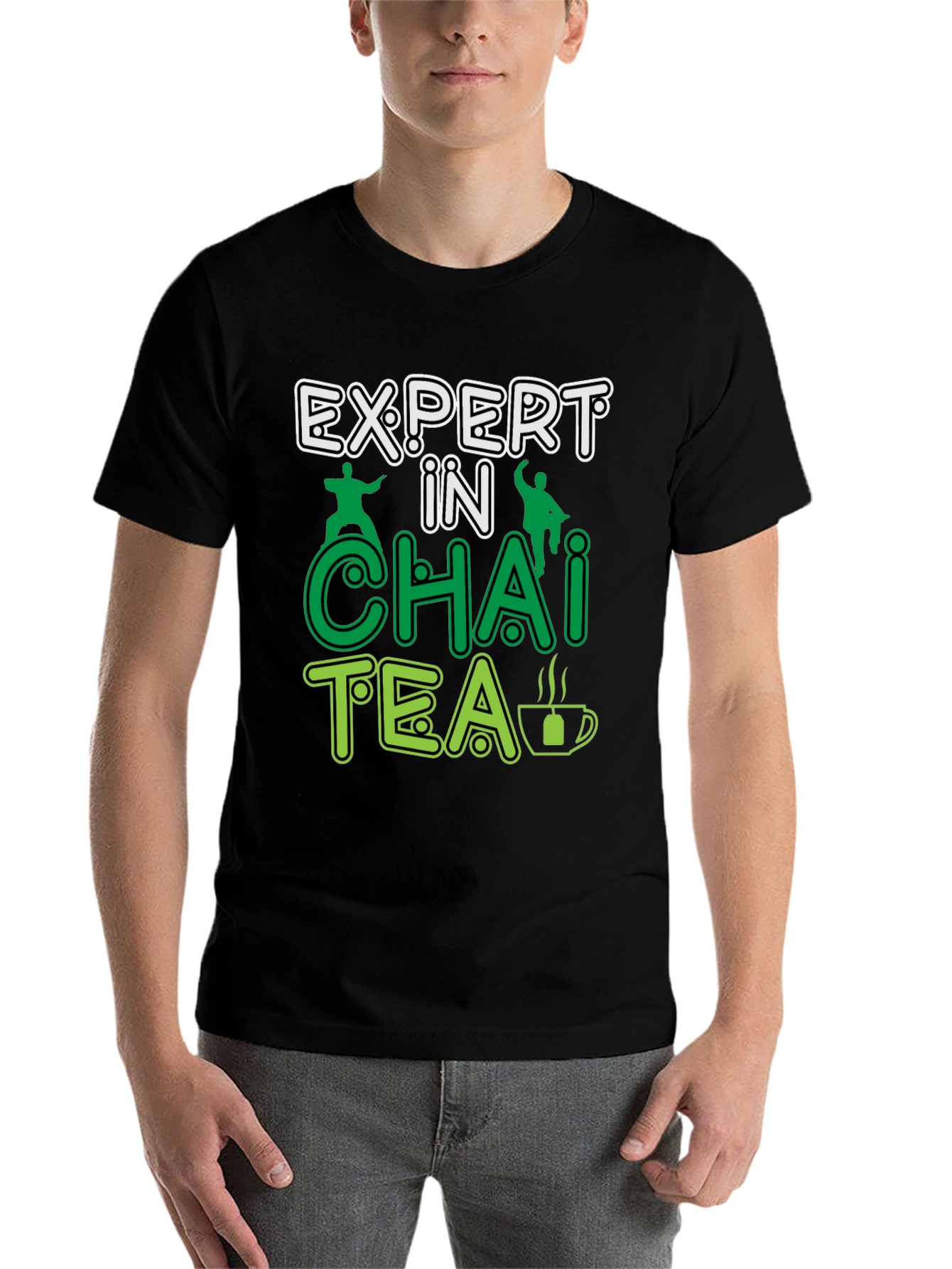 Black Expert in Chai Tea T-Shirt -  Funny Tea Lover Gift view 7