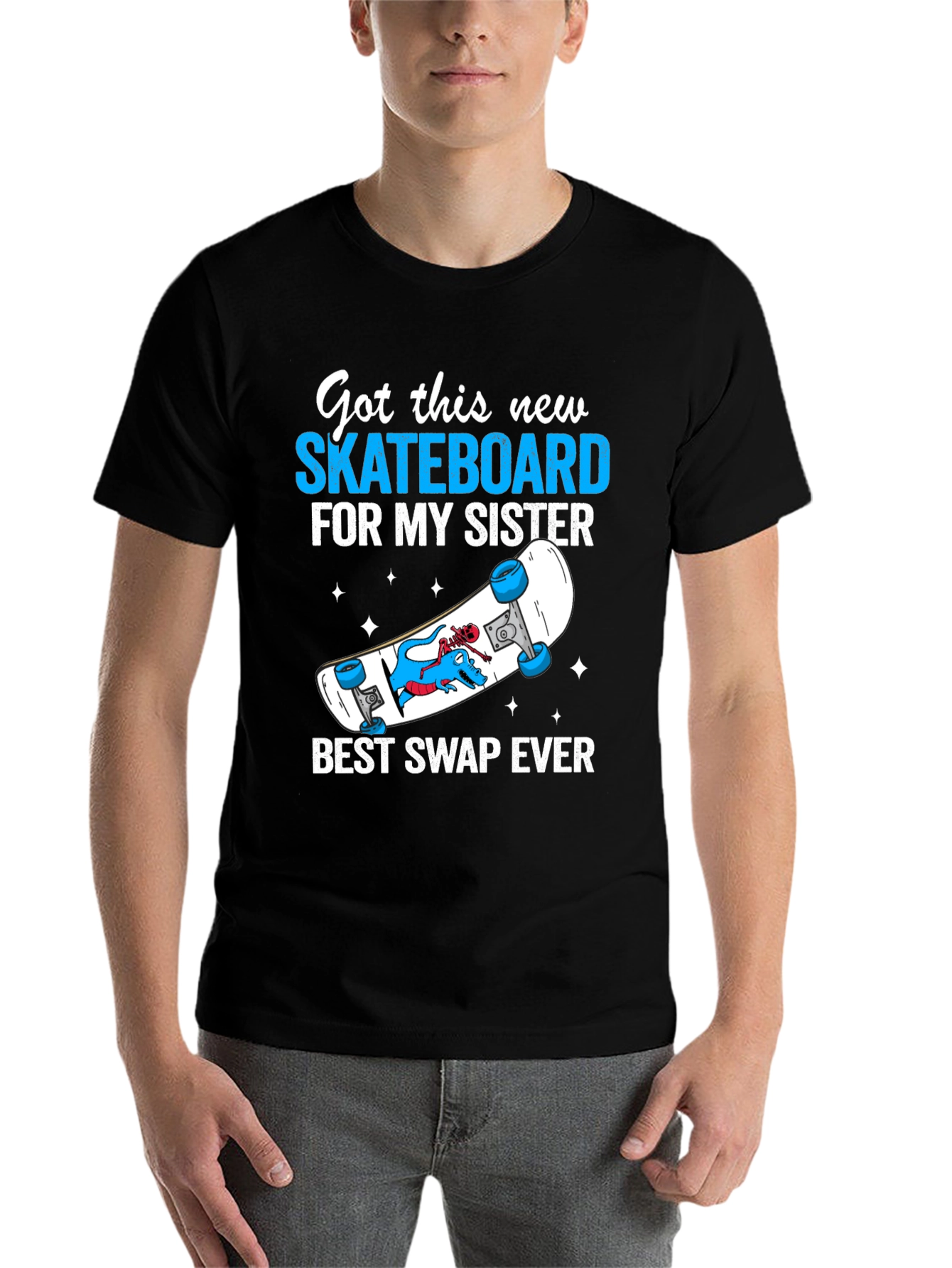 Skateboard Sister Graphic Tee - 7