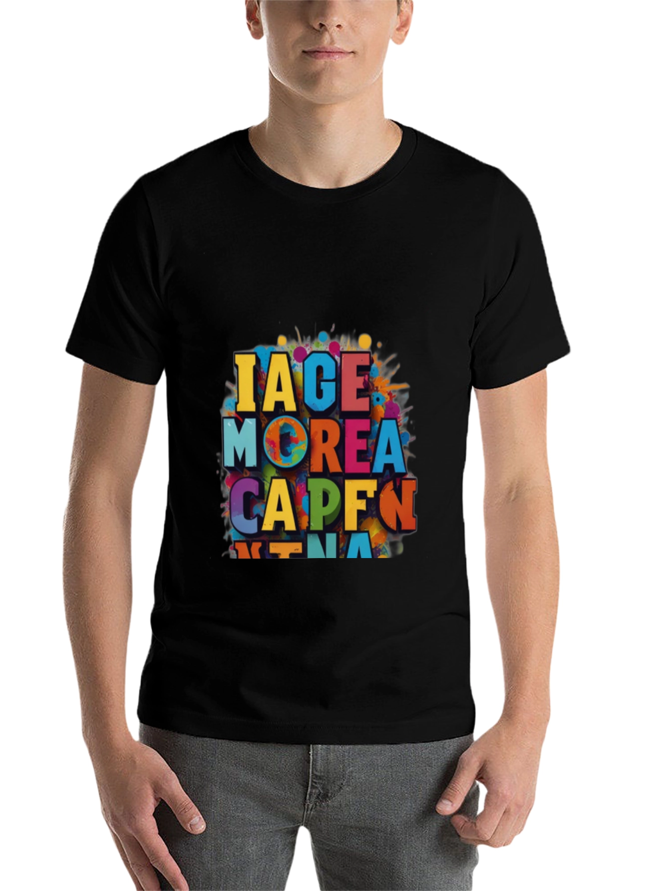 Black IACE MOREA CAPFN KTNA Graphic Tee view 7