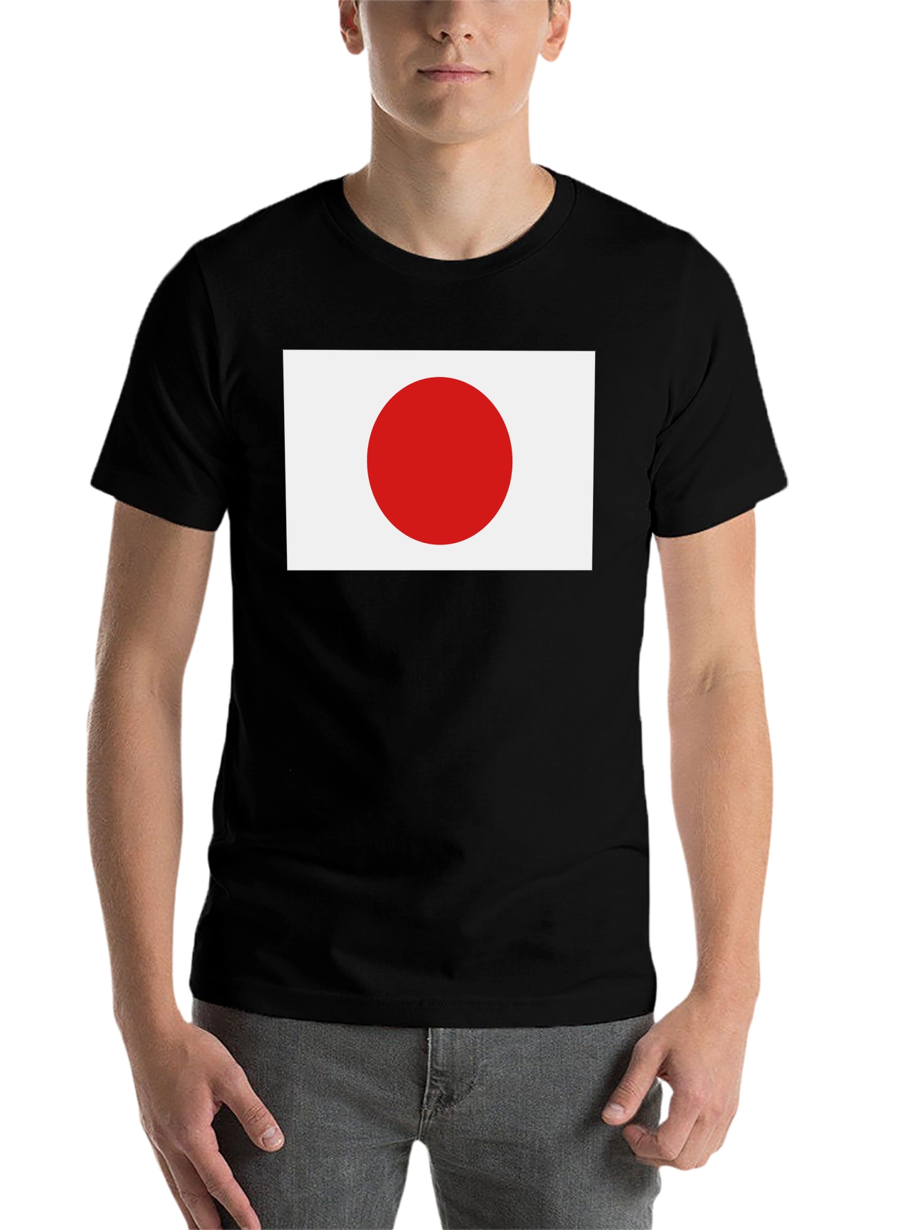 Black Japan Flag T-Shirt - Classic Patriotic Tee view 7