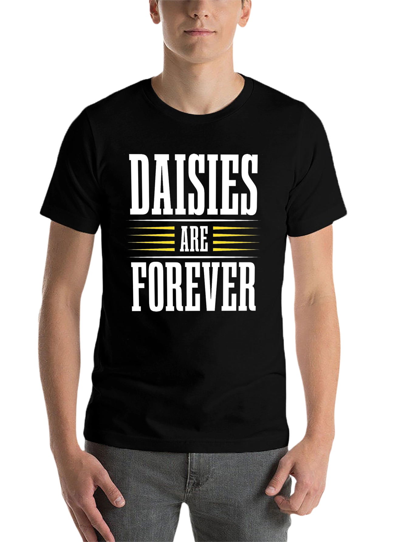 Black Daisies are Forever Graphic Tee view 7