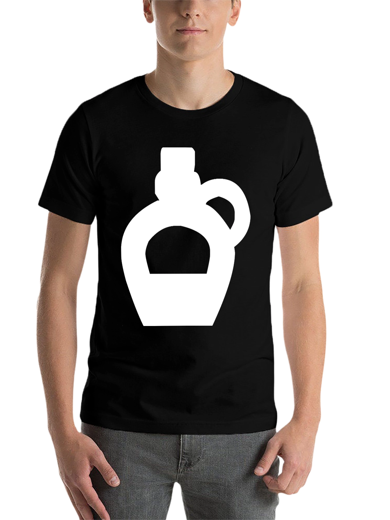 Black Moonshine Jug Graphic Tee - Black view 7
