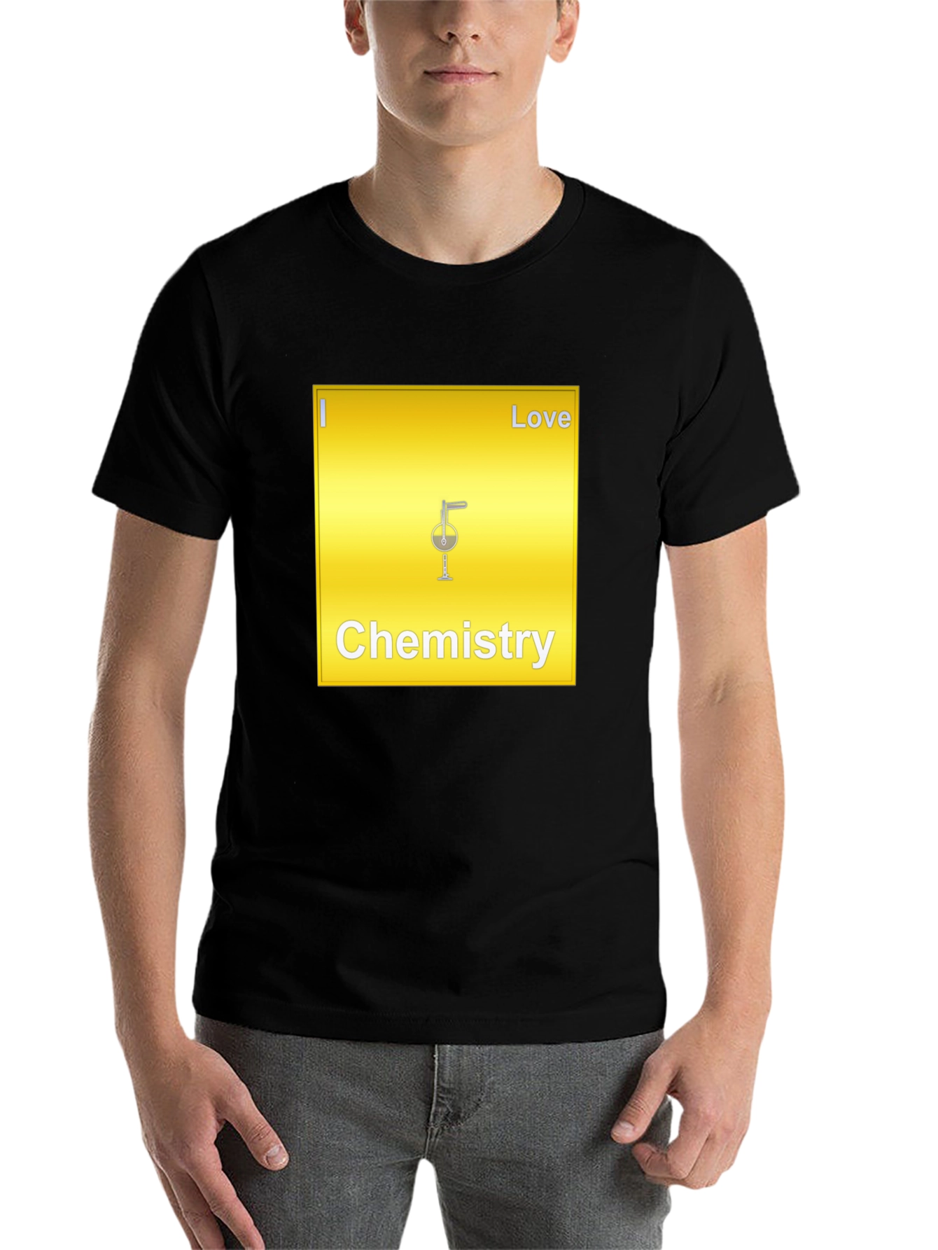 Black Chemistry Love T-Shirt - Black Cotton view 7