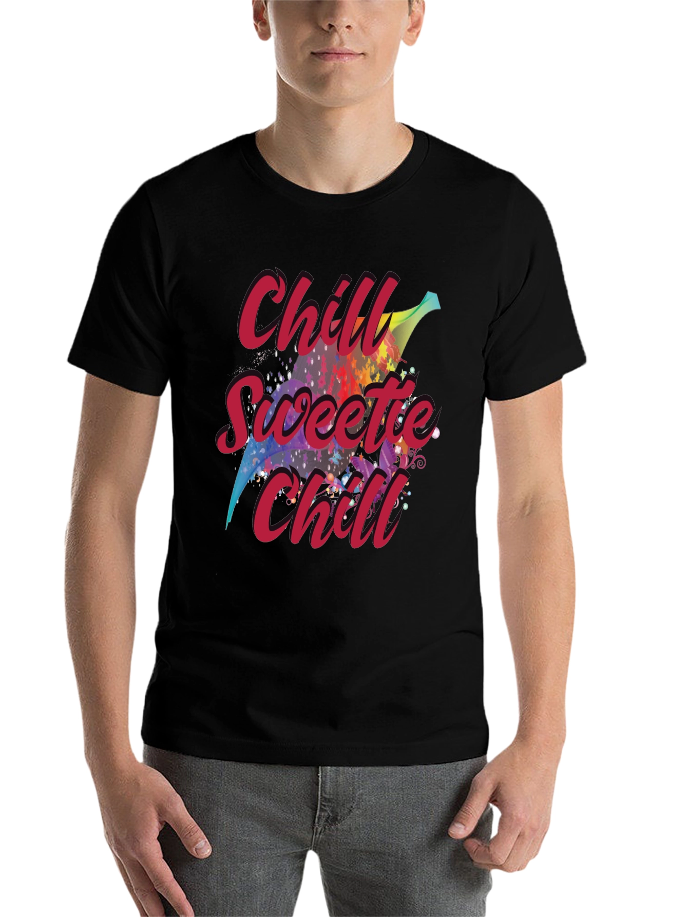 Black Chill Sweetie Chill Graphic Tee view 7