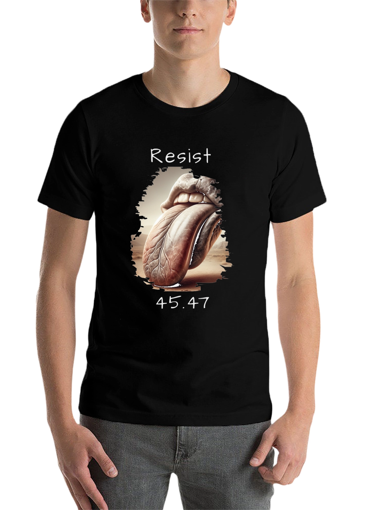 Black Resist 45.47 Graphic Tee view 7