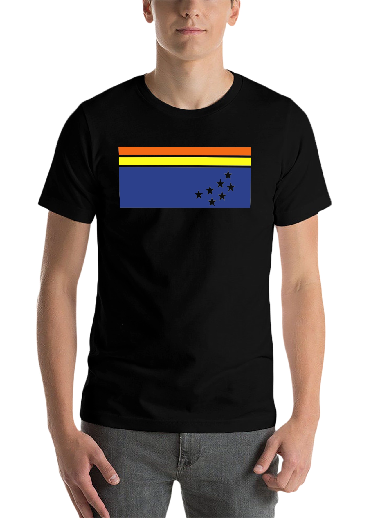 Black Flag Graphic Tee - Casual Black T-Shirt view 7