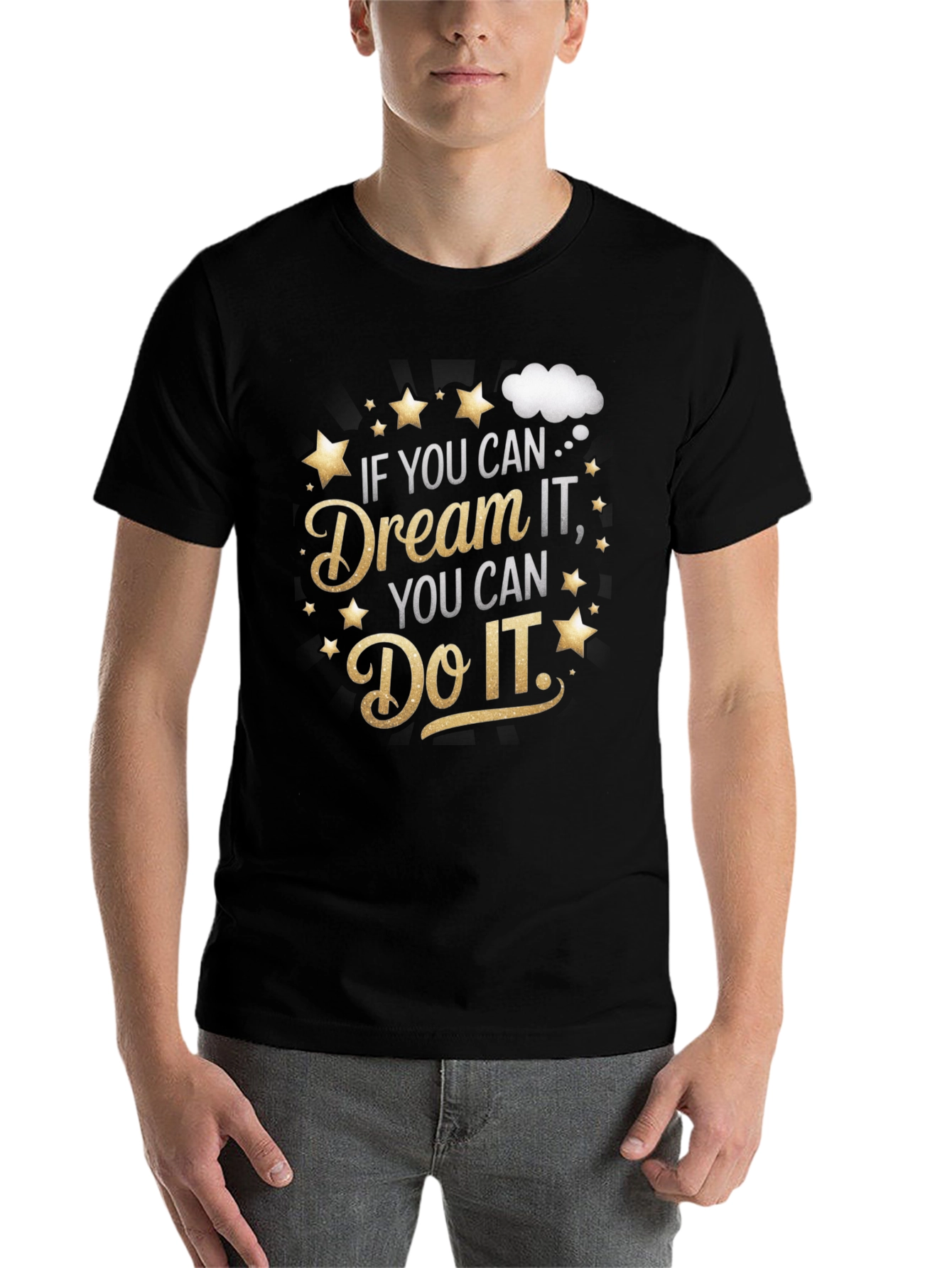 Black Dream It Do It Black T-Shirt view 7