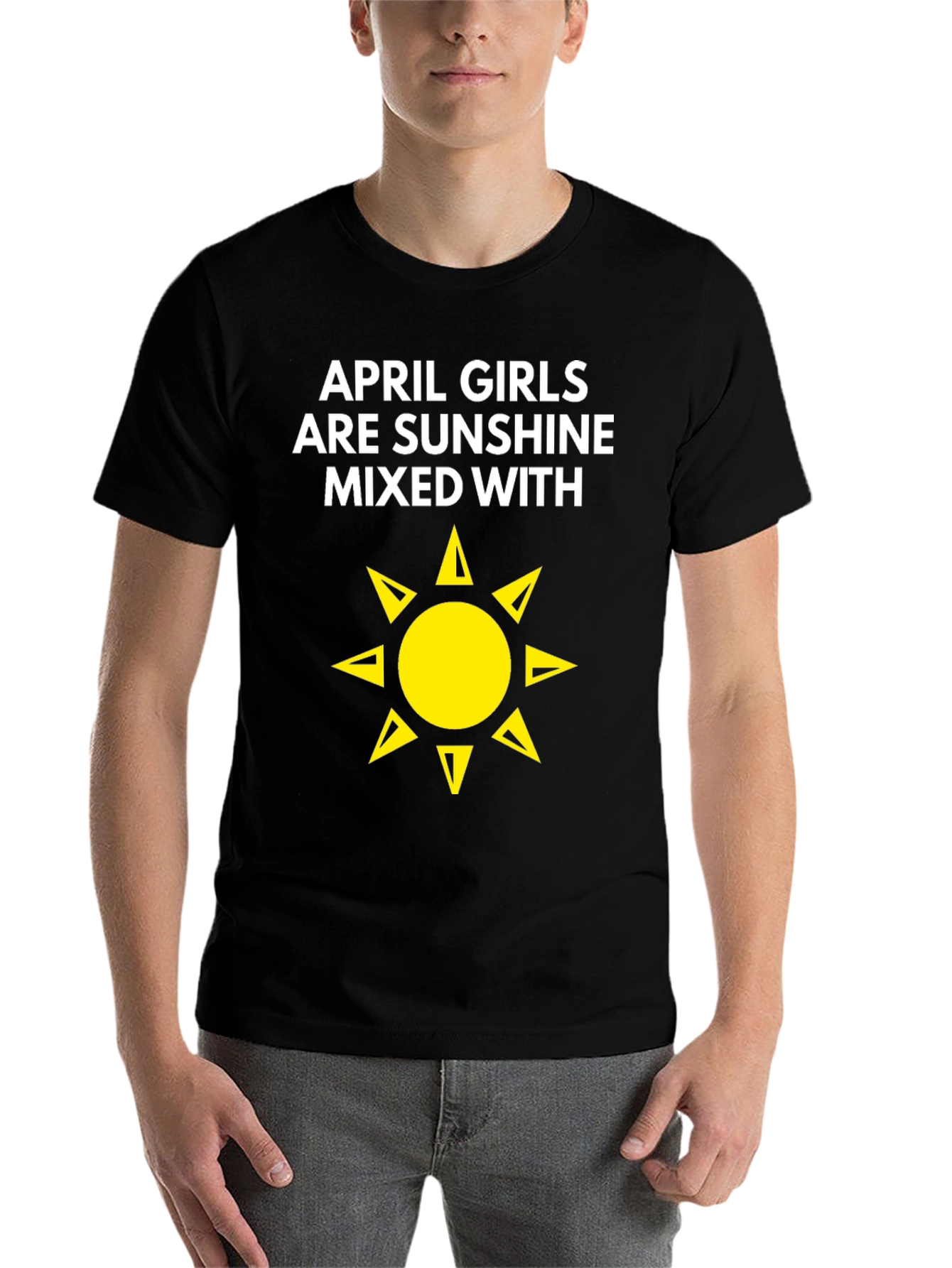 Black April Girls Sunshine T-Shirt view 7