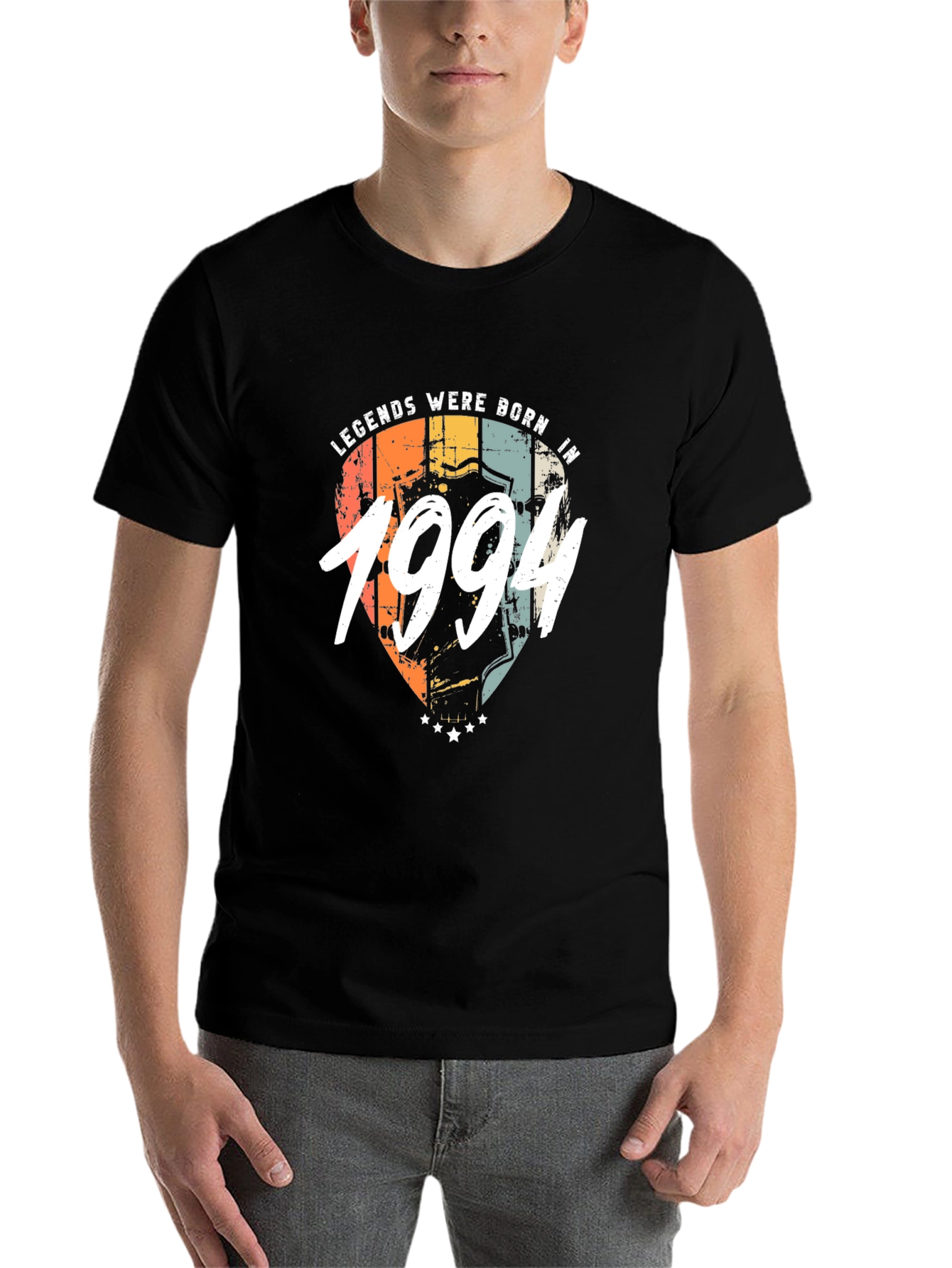 Black Legends Born in 1994 Black T-Shirt view 7