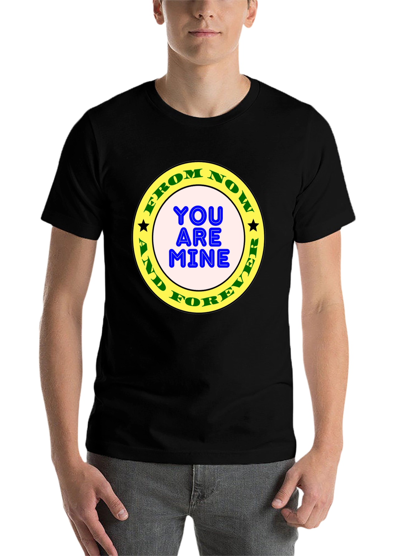 Black You Are Mine Forever T-Shirt view 7