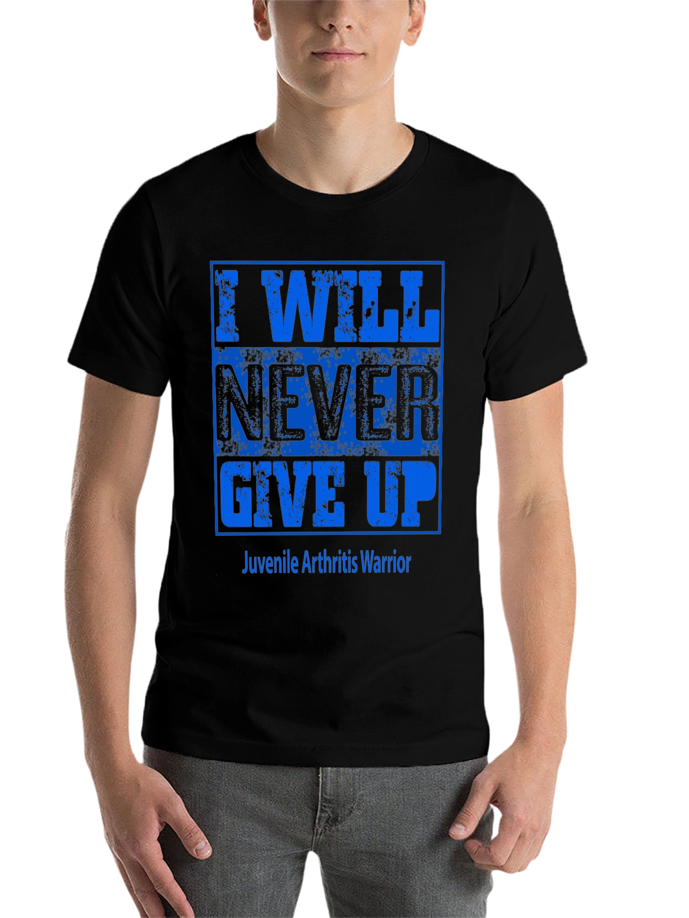 I Will Never Give Up - Juvenile Arthritis Warrior T-Shirt - 7