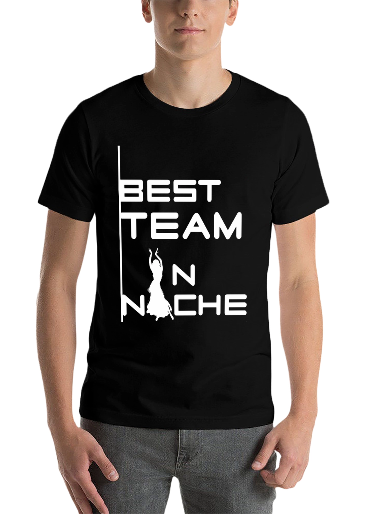 Black Best Team N Noche Dance T-Shirt view 7