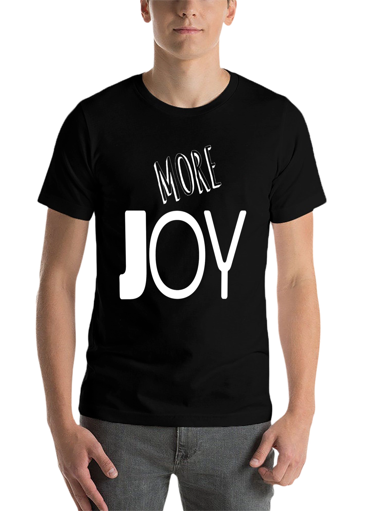 Black More Joy Black Graphic T-Shirt view 7