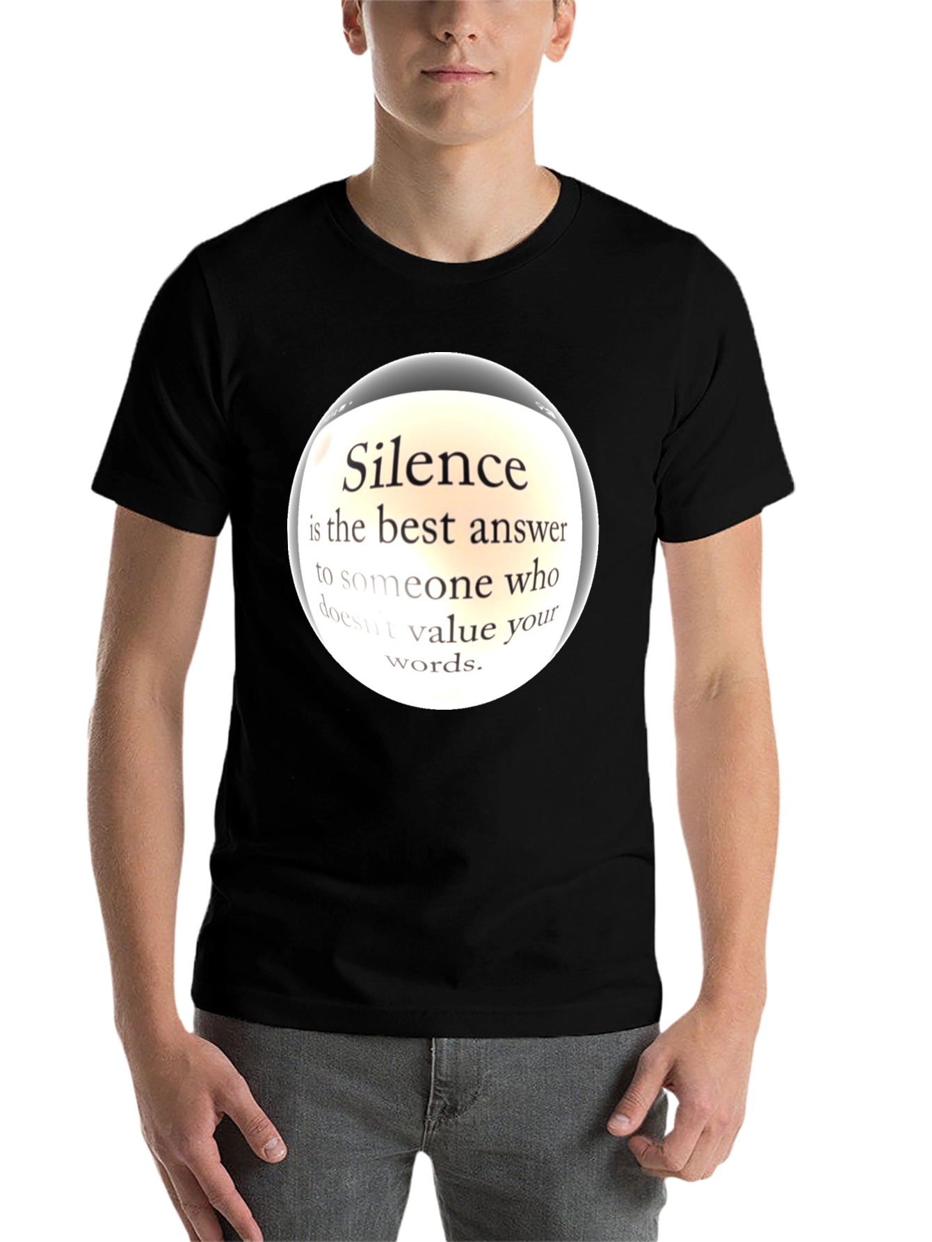 Silence is the Best Answer T-Shirt - 7