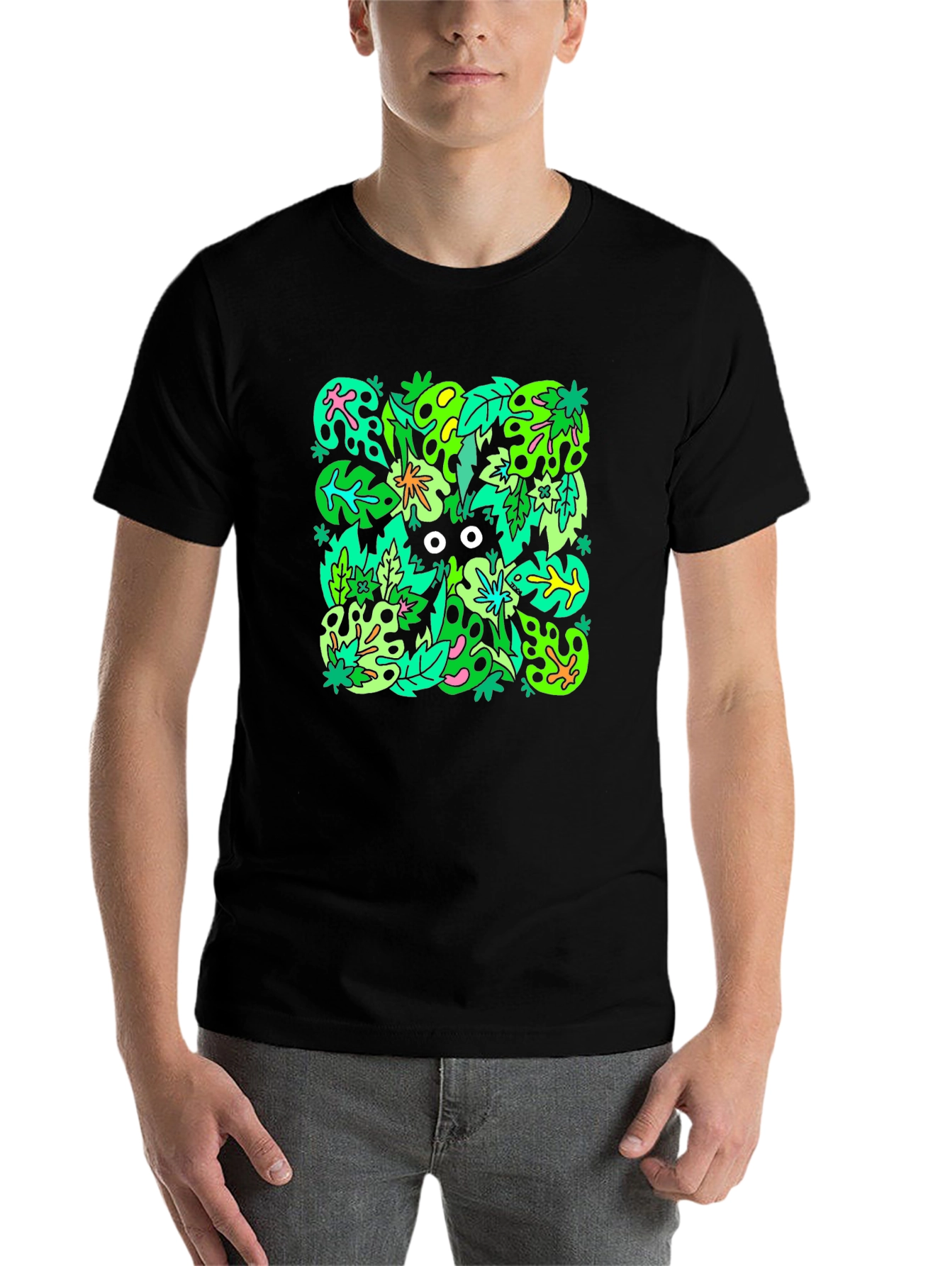 Black Eye Spy: Nature Camo Graphic T-Shirt view 7