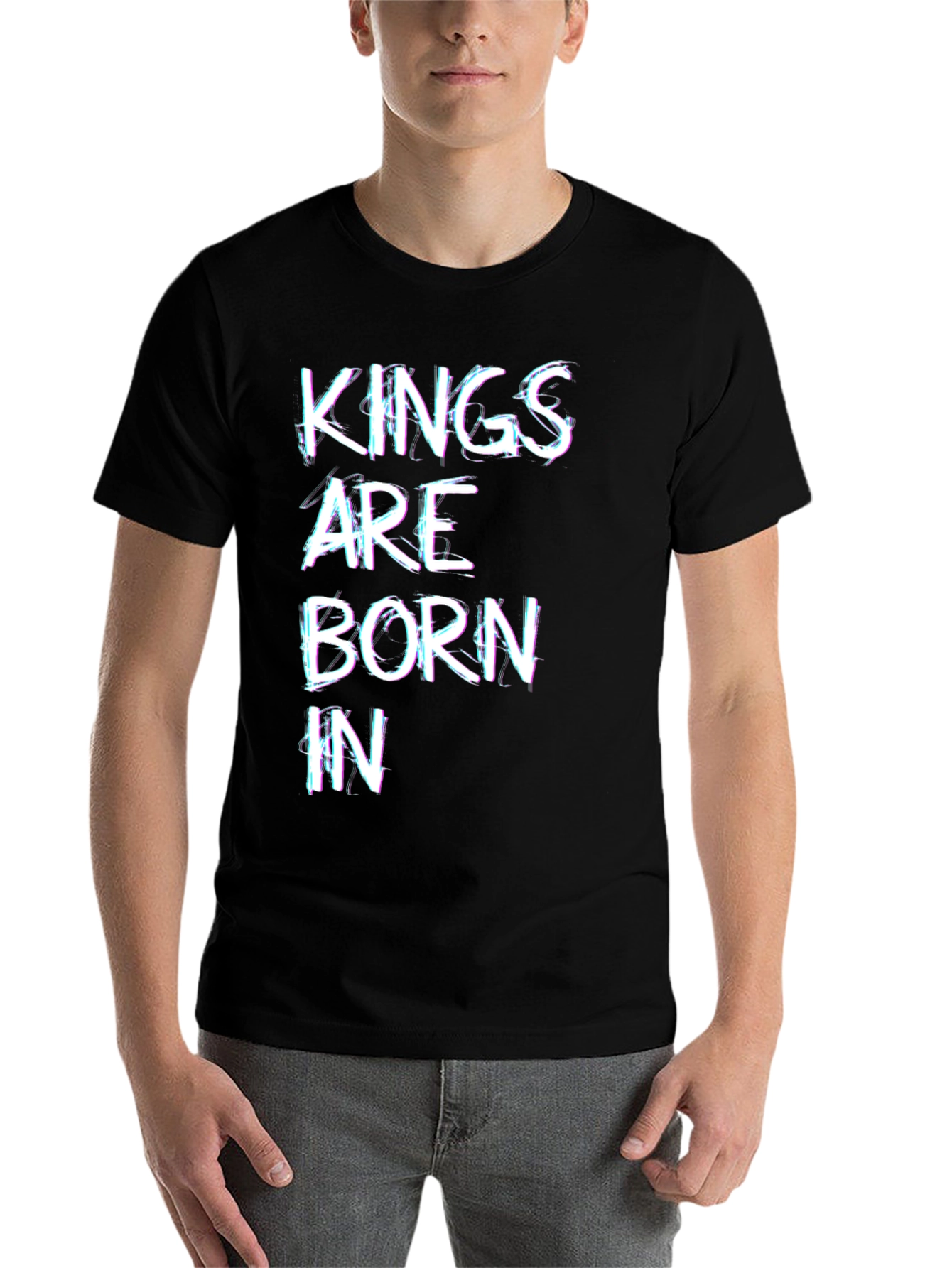 Black Kings Are Born In T-Shirt - Novelty Design view 7