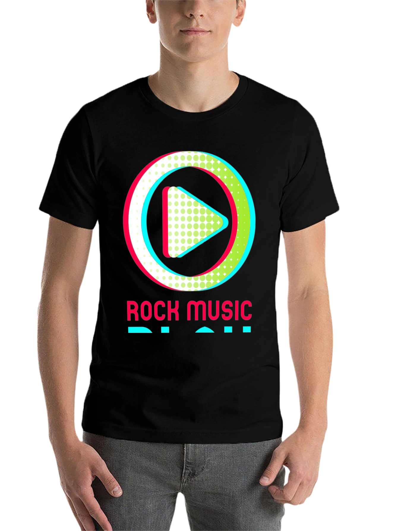 Black Rock Music Graphic Tee - Stylish Music Lover Shirt view 7