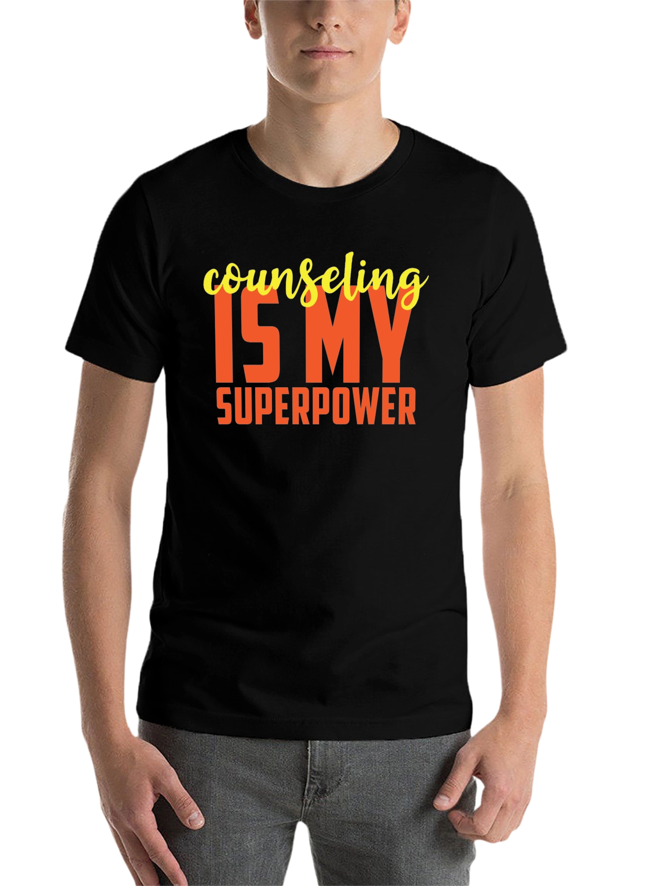 Black Counseling is My Superpower Graphic Tee view 7