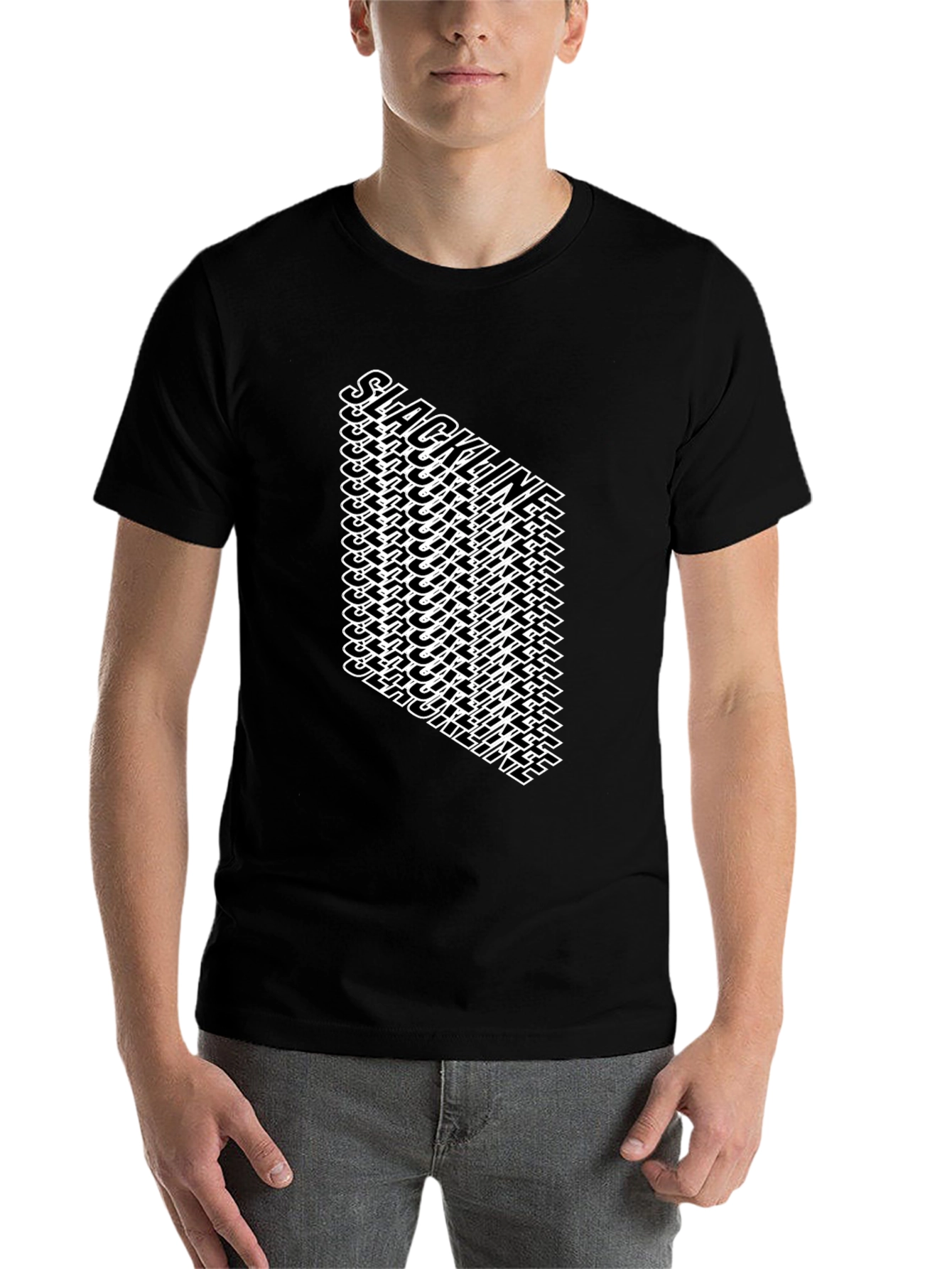 Black Black Slackline Graphic Tee view 7