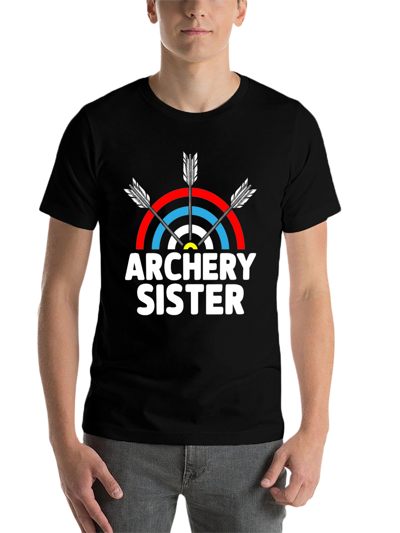 Black Archery Sister T-Shirt - Black view 7