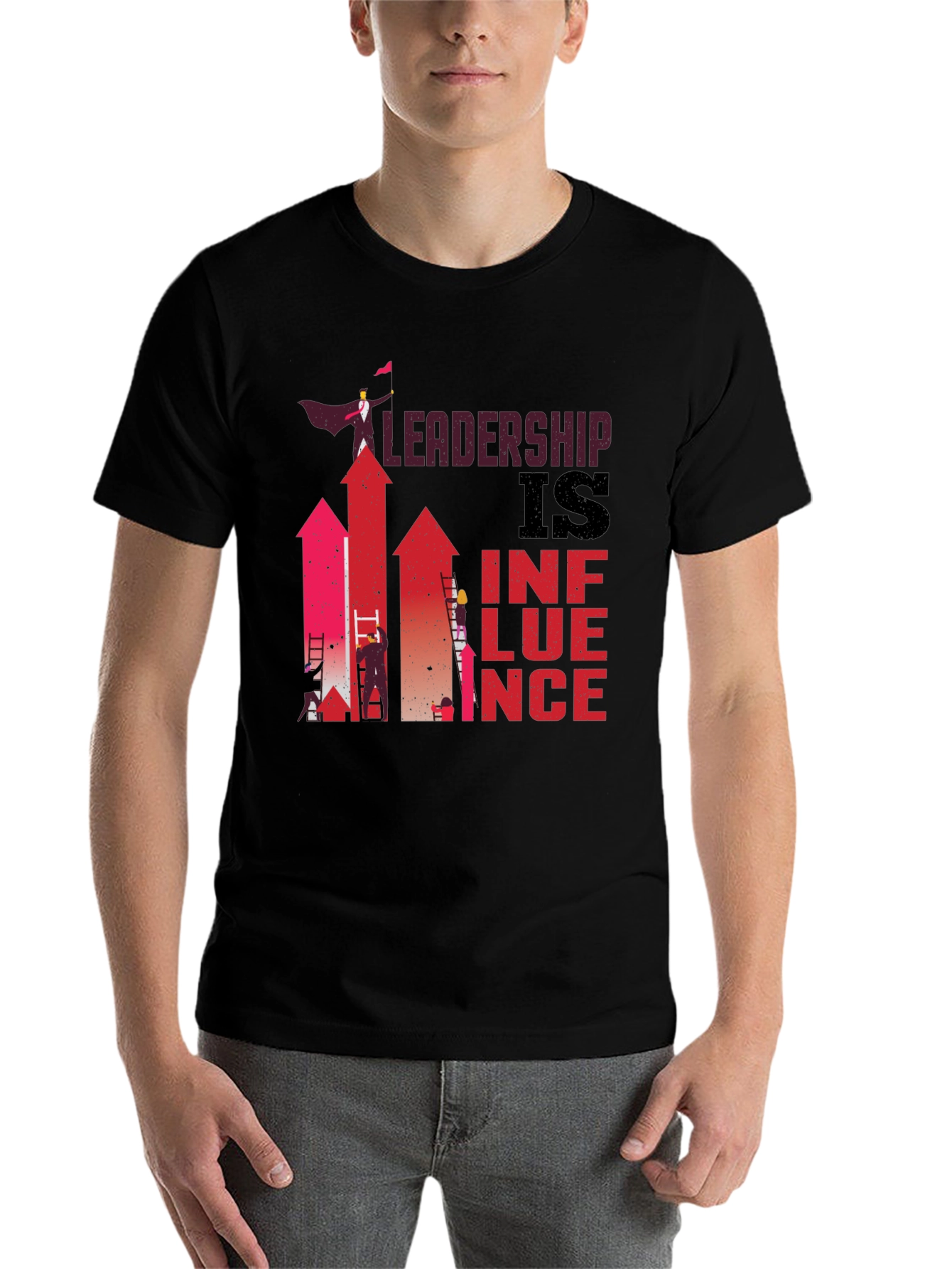Leadership is Influence Graphic T-Shirt - 7