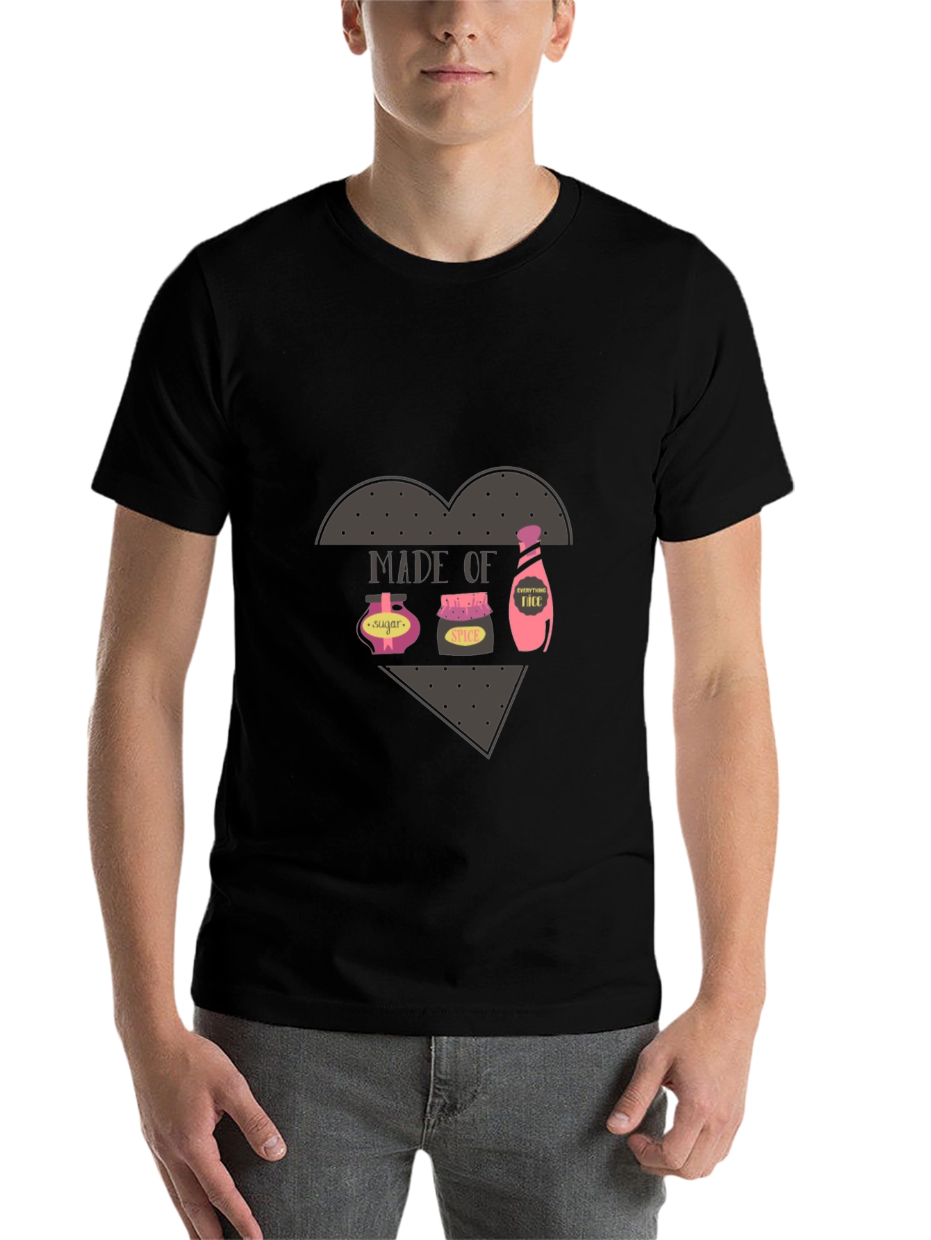 Black Made of Sugar, Spice, & Everything Nice T-Shirt view 7