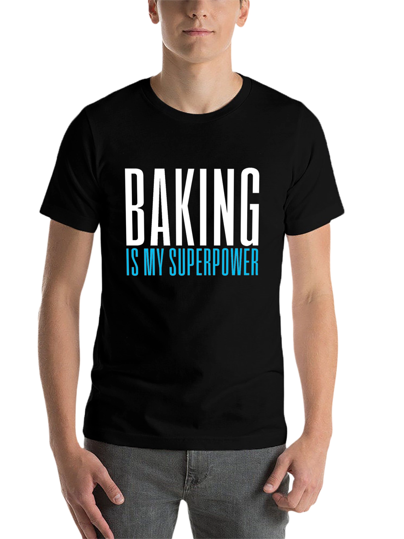 Black Baking is My Superpower Graphic Tee view 7