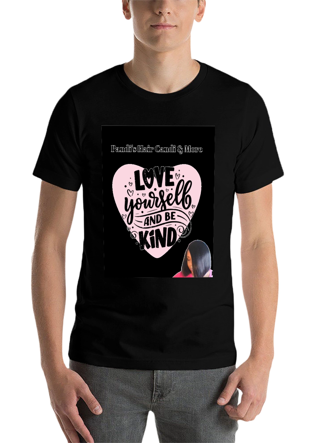 Black Love Yourself Graphic Tee - Stylish and Comfy! view 7