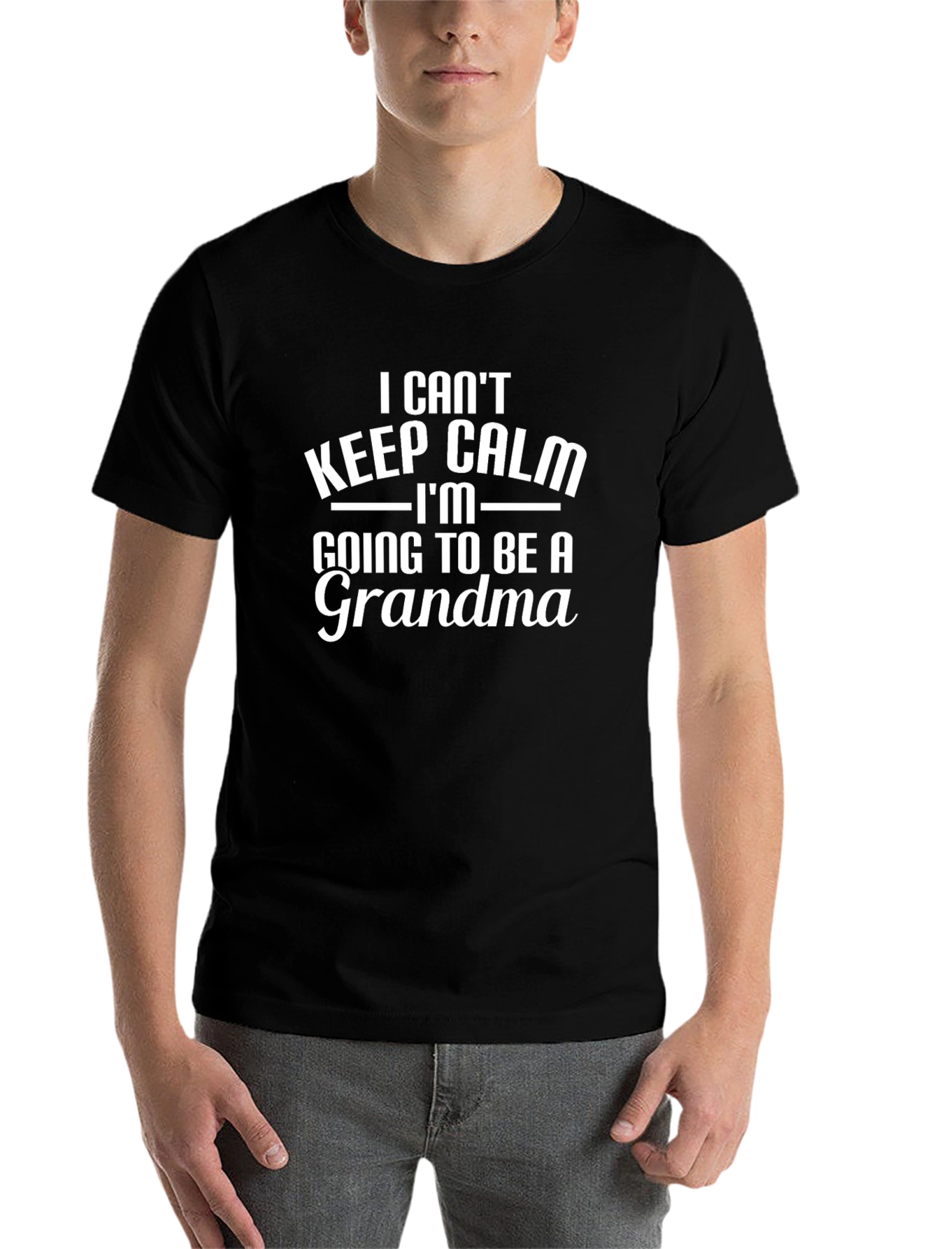 Black Future Grandma T-Shirt: I Can't Keep Calm view 7