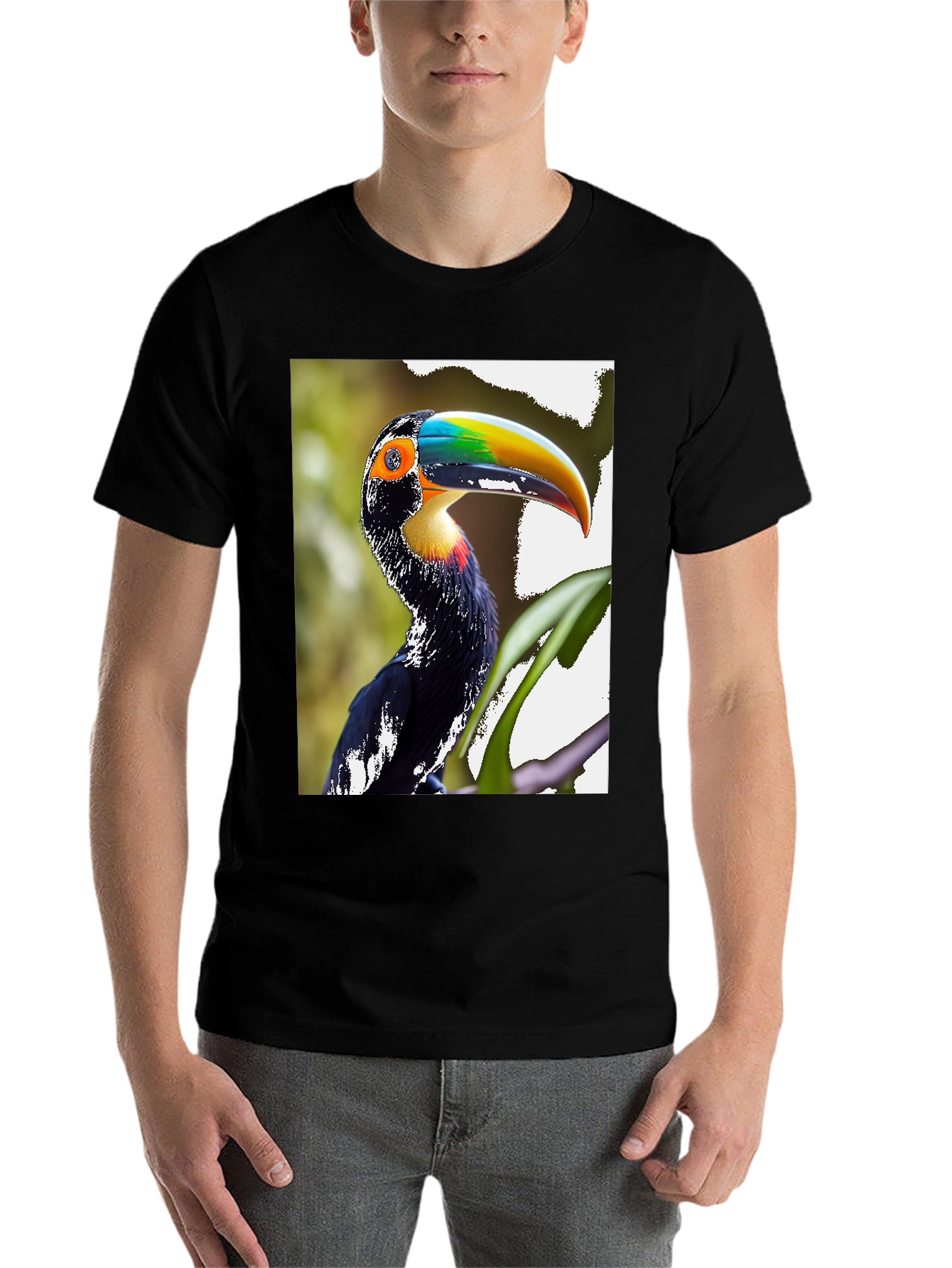 Black Toucans T-Shirt view 7