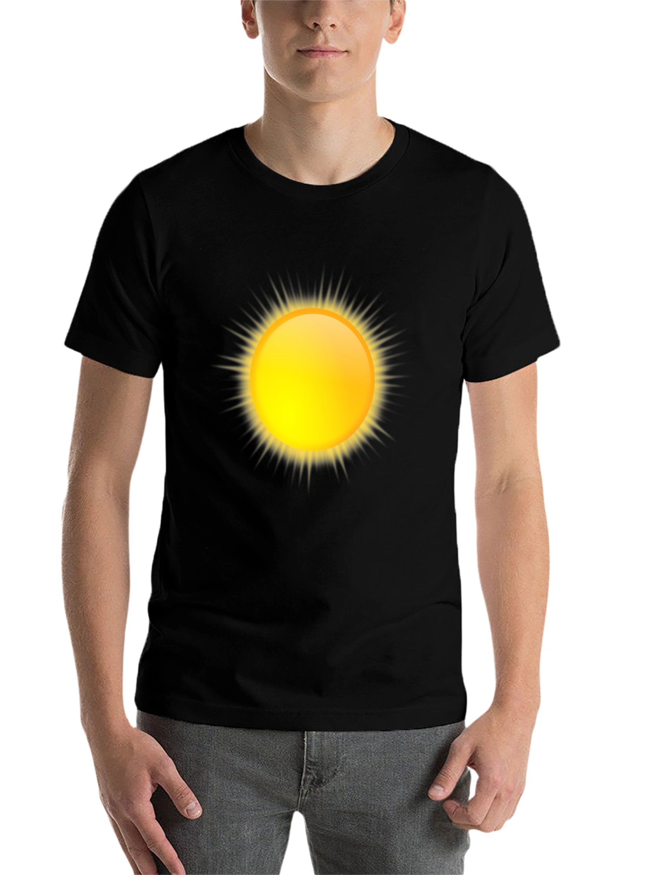 Sunny Day Black T-Shirt - 7