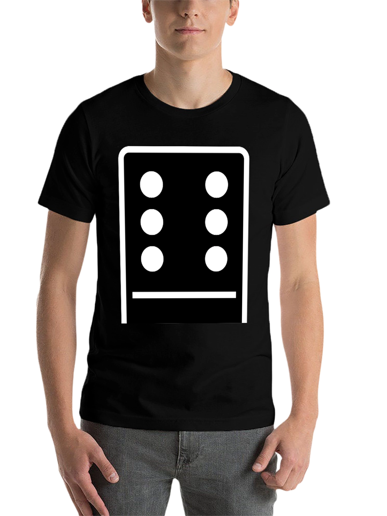 Black Dice Six Graphic Tee - Black Cotton Casual view 7